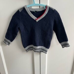 United Colors Of Benetton Navy wool Sweater 12-18m